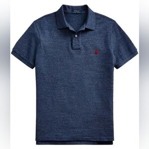 Polo Ralph Lauren Classic-Fit Logo-Embroidered Polo Shirt Blue